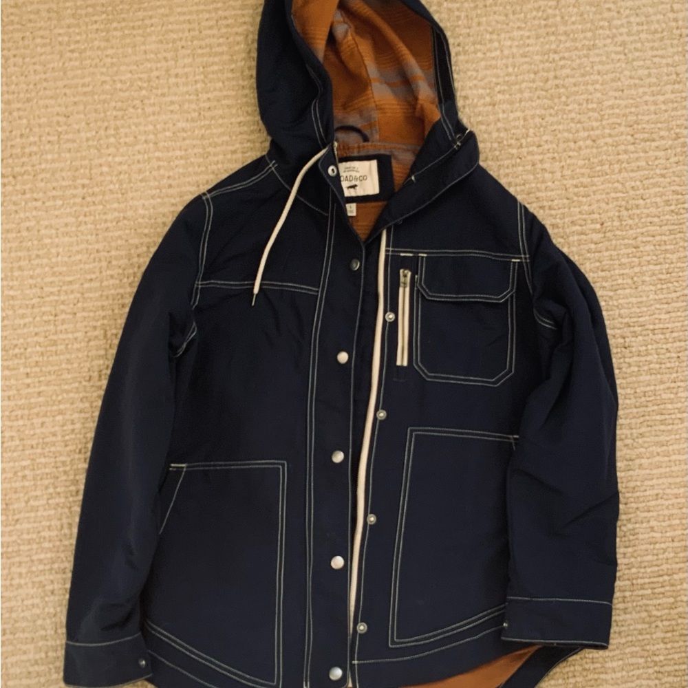 Womens Toad and Co Forrester Pass Parka Navy Size Small